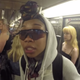 Singer Brandy in disguise on a New York City subway
YouTube Screenshot
